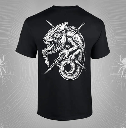 T-shirt Chameleon Beast Encre Brute